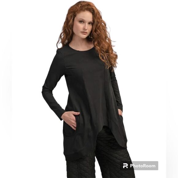 Alembika Urban Oversized Tunic Top, Black - Size 2 - Picture 1 of 7